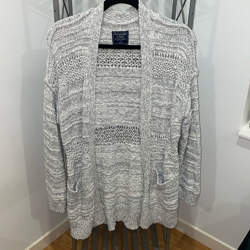 Abercrombie and fitch. cardigan. size small.